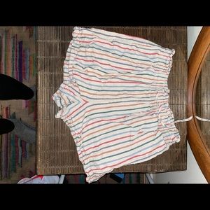 madewell elastic waist shorts small